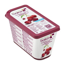 [152848] Cranberry & Morello Cherry Puree 100% Pure Frozen - 1 kg Boiron