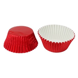 [ARTG-8354] Feuilles à Cupcakes Rouges 5cm 100 pc Artigee