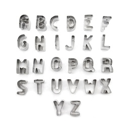 [ARTG-9066] Cookie Cutter Alphabet 76x76mm 1 ct Artigee