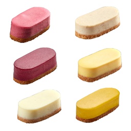 [236266] Cheesecake Eclairs Assorted - 72 pc La Rose Noire
