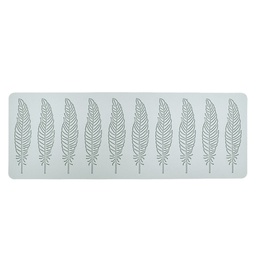 [ARTG-9238] Silicone Mold Feather Lace B 10 Cavity 1 pc Artigee