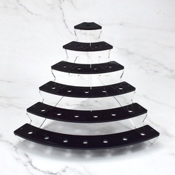 [ARTG-8093] Macaron Acrylic Display Rack 25 Cavity 6 Tier 1 pc Artigee
