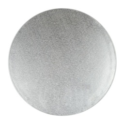 [ARTG-8911] Round Cake Drum Board Silver 12" 1 pc Artigee