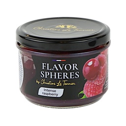 [163804] Flavour Spheres 20mm Intense Raspberry 250 g Christine Tennier