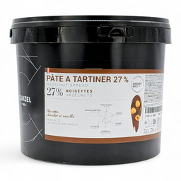 [170258] Hazelnut Spread 27% 5 kg Michel Cluizel