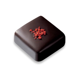 [178175] Raspberry Ganache 70% Dark Chocolate Bonbon - 2.1 kg Choctura