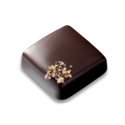 [178216] Candied Ginger Ganache Dark Chocolate Bonbon - 2.1 kg Choctura