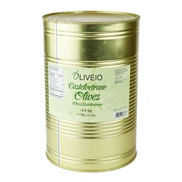 [121634] Castelvetrano Green Olives Whole 4.3 kg Oliveio