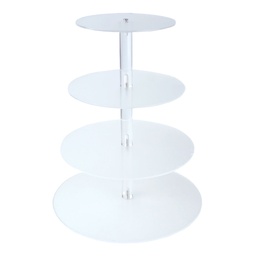 [ARTG-8098] Support à gâteau en acrylique à 4 niveaux 1 pc Artigee