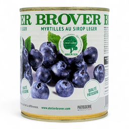 [152627] Blueberries in Light Syrup 810 g Brover