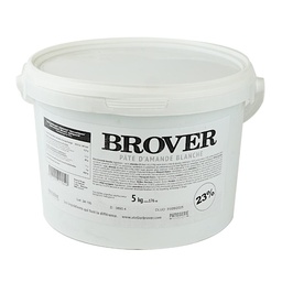 [152665] White Marzipan 23% 5 kg Brover