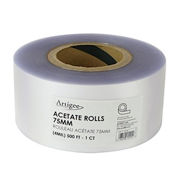 [ARTG-8216] Acetate Roll 75mm (4MIL) - 500ft Artigee