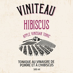 [143080] Apple Vinegar Tonic with Hibiscus 500 ml Viniteau