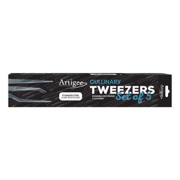 [ARTG-8132] Pincettes culinaires lot de 5 en acier inoxydable 1 pc Artigee