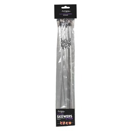[ARTG-8140] Brochettes plates longues pour barbecue, paquet de 12 1 pc Artigee