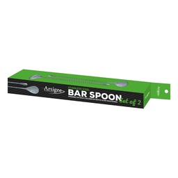 [ARTG-8151] Bar Spoons Set of 2 Stainless Steel 1 pc Artigee