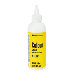 [173456] Colour Liquid Dark Yellow Water-Soluble 190 ml Martellato