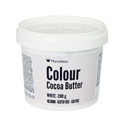 [173455] Cocoa Butter White 200 g Martellato