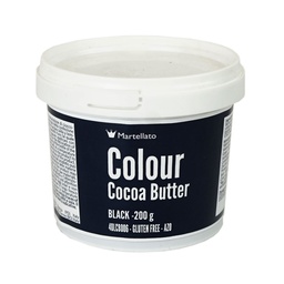 [173450] Cocoa Butter Black 200 g Martellato