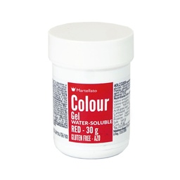 [173469] Colour Gel Red Water-Soluble 30 g Martellato