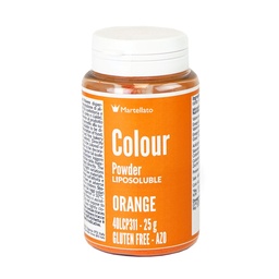 [173447] Colour Powder Orange Liposoluble 25 g Martellato