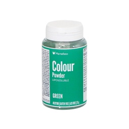 [173445] Colour Powder Green Liposoluble 25 g Martellato