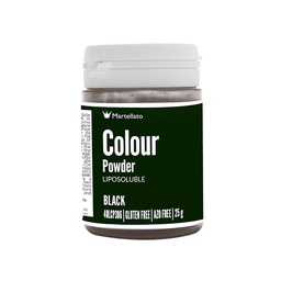 [173443] Colour Powder Black Liposoluble 25 g Martellato