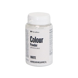 [173440] Colour Powder White Liposoluble 25 g Martellato