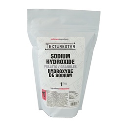 [152596] Sodium Hydroxide Pellets FoodGrade 1 kg Texturestar