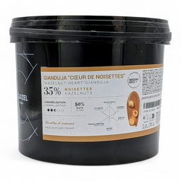[170235] Gianduja Hazelnut Pail 5 kg Michel Cluizel