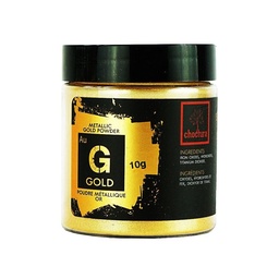 [171380] Metallic Powder Gold- 10 g Choctura