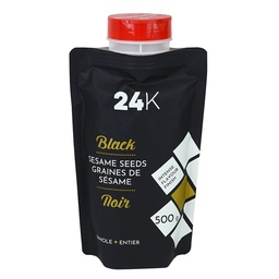 [182050] Graines de Sésame Noir Entières 500 g 24K