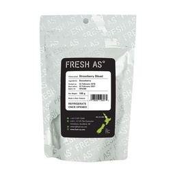 [240700] Strawberry Sliced Freeze Dried 100 g Fresh-As