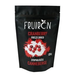 [240983] Canneberges Entières Liophilisées 120 g Fruiron