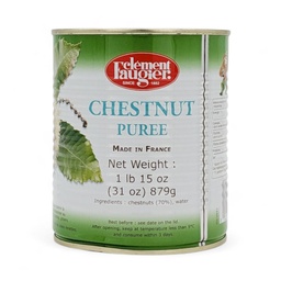 [060708] Chestnut Puree Unsweetened Tinned 879 g Faugier