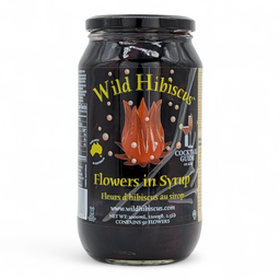 [150955] Fleurs d'Hibiscus Entières au Sirop 2.5 lbs Wild Hibiscus